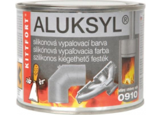 Aluksyl Silikonová vypalovací barva Stříbrná 0910 80 g