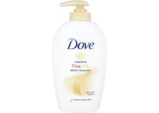 Dove Fine Silk hedvábné tekuté mýdlo s dávkovačem 250 ml