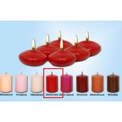 Lima Plovoucí čočka svíčka červená 50 x 25 mm 6 kusů