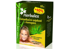Herbalex Detoxikační náplasti s konopím 14 kusů