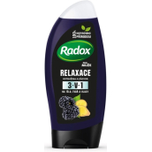 Radox Men Relaxace Ostružina a zázvor 3v1 sprchový gel a šampon pro muže 250 ml