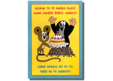 Albi Hrací přání do obálky K narozeninám Narozeninový krteček Toy Invention Toy Box 14,8 x 21 cm