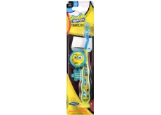 SpongeBob Soft 3D zubní kartáček pro děti s krytkou