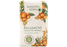 Bohemia Gifts Arganový olej s glycerinem relaxační jemné toaletní mýdlo 100 g