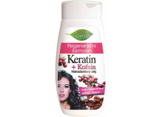 Bione Cosmetics Keratin & Kofein regenerační šampon pro všechny typy vlasů 250 ml