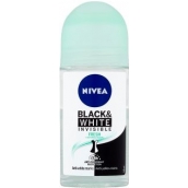 Nivea Invisible Black & White Fresh kuličkový antiperspirant deodorant roll-on pro ženy 50 ml