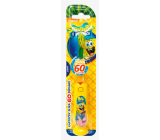 SpongeBob Soft blikající zubní kartáček pro děti s časovačem 1 minuty