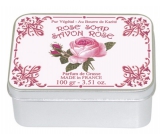 Le Blanc Rose - Růže přírodní mýdlo tuhé v krabičce 100 g