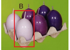 Lima Aromatické vajíčko svíčka světle fialová 40 x 60 mm 1 kus