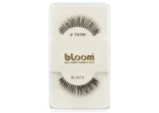 Bloom Natural nalepovací řasy z přírodních vlasů obloučkové černé č. 747M 1 pár