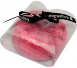 Fragrant Sweet Glycerinové mýdlo masážní s houbou naplněnou vůní parfému Prada Candy v barvě růžové 200 g