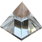 Skleněná pyramida křišťál 40 mm