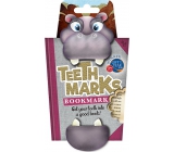 If Teeth Marks Bookmarks Zubatá záložka Hroch 97 x 17 x 200 mm