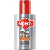 Alpecin Tuning Černý kofeinový šampon proti vypadávání vlasů obarví šediny 200 ml