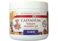 Bohemia Gifts Castanum Extrakt z kaštanu koňského Forte extra silný balzám masážní gel 600 ml