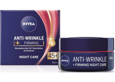 Nivea Anti-Wrinkle + Firming 45+ Zpevňující noční krém proti vráskám 50 ml