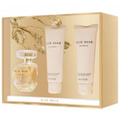 Elie Saab Le Parfum parfémovaná voda pro ženy 50 ml + sprchový gel 75 ml + tělové mléko 75 ml, dárková sada