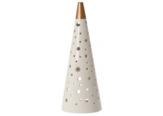 Yankee Candle Magical Christmas svícen keramický na čajovou svíčku stínohra velká 12 x 35 cm