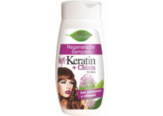 Bione Cosmetics Keratin & Chinin regenerační šampon pro všechny typy vlasů 260 ml