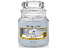 Yankee Candle A Calm & Quiet Place - Klidné a tiché místo vonná svíčka Classic malá sklo 104 g