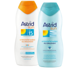 Astrid Sun OF15 hydratační mléko na opalování 200 ml + Sun Hydratační mléko po opalování 200 ml, duopack