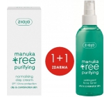 Ziaja Manuka Tree Purifying normalizační denní krém 50 ml + Manuka Tree Purifying adstringentní pleťový tonik 200 ml, duopack