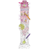 Monumi Veselý metr Věž skládačka k vymalování pro děti 5+ 160 x 40 cm