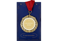 Albi Papírové přání do obálky Přání s medailí - Oslavenec roku W