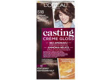Loreal Paris Casting Creme Gloss barva na vlasy 518 Oříškové mochaccino