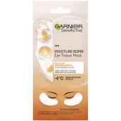 Garnier Moisture + Fresh Look povzbuzující textilní maska na oči 15 minutová se šťávou z pomeranče a kyselinou hyaluronovou 6 g