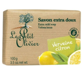 Le Petit Olivier Verbena a citron extra jemné mýdlo s přírodními extrakty 100 g