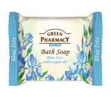 Green Pharmacy Modrý Iris a Arganový olej toaletní mýdlo 100 g