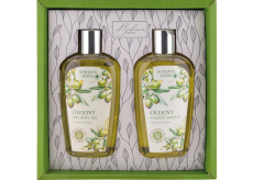 Bohemia Gifts Olivový olej olejový sprchový gel 250 ml + olejový šampon na vlasy 250 ml, kosmetická sada