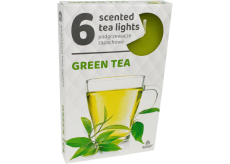 Tea Lights Zelený čaj vonné čajové svíčky 6 kusů