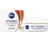 Nivea Anti-Wrinkle+Contouring denní krém pro zlepšení kontur 65+ 50 ml