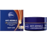 Nivea Anti-Wrinkle+Contouring noční krém pro zlepšení kontur 65+ 50 ml