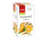 Apotheke Natur Pomeranč a zázvor ovocný čaj napomáhá k trávení, dýchání a duševní pohodě 20 x 2 g