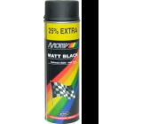 Motip Matt Black černý matný akrylový lak 500 ml