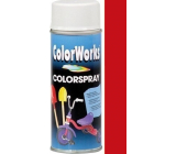 Color Works Colorsprej 918506 karmínově červený alkydový lak 400 ml