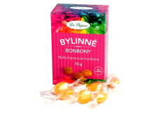 Dr. Popov Bylinné bonbony Multivitamin pro zdravé mlsání, obsahují vitamíny C, E a B 70 g