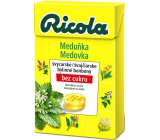 Ricola Zitronenmelisse - Meduňka švýcarské bylinné bonbóny bez cukru s vitamínem C z 13 bylin 40 g