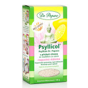 Dr. Popov Psyllicol Citron rozpustná vláknina, napomáhá správnému vyprazdňování, navozuje pocit sytosti 100 g