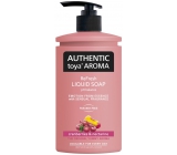 Authentic Toya Aroma Cranberries & Nectarine tekuté mýdlo dávkovač 400 ml