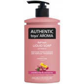Authentic Toya Aroma Cranberries & Nectarine tekuté mýdlo dávkovač 400 ml