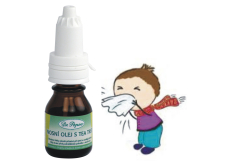 Dr. Popov Nosní Olej s Tea Tree působí příznivě při rýmě a uvolňují sliznice chrání před podrážděním pokožky 10 ml