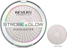 Revers Strobe & Glow Highlighter rozjasňující pudr 01 Unicorn 8 g