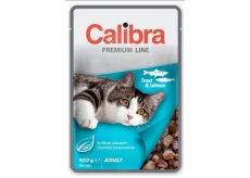 Calibra Premium Rybí maso kousky v delikátní omáčce kompletní krmivo pro kočky kapsa 100 g