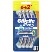Gillette Blue 3 Comfort 3břitý holicí strojek pro muže 8 kusů