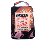 Albi Skládací taška na zip do kabelky se jménem Katka 42 x 41 x 11 cm