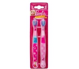 Mattel Barbie měkký kartáček na zuby pro děti 2 kusy